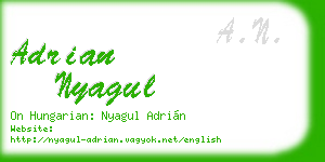adrian nyagul business card